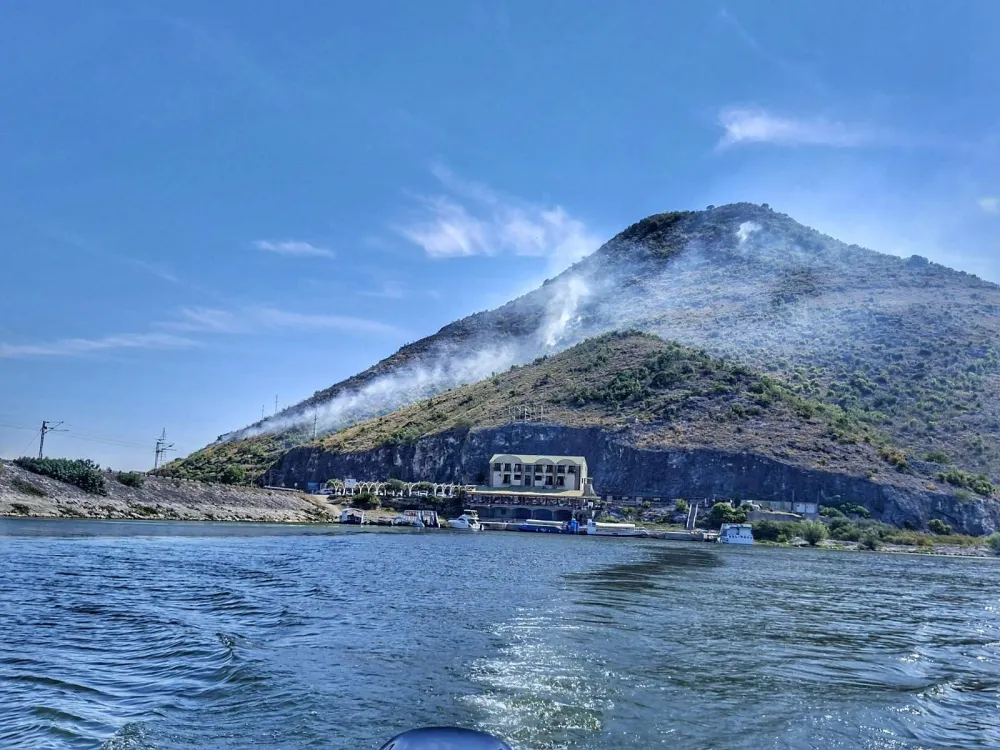požar na Vranjini