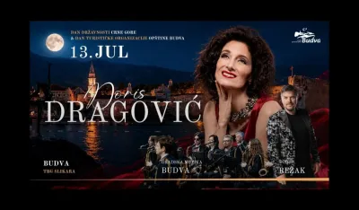 TO Budva proslavlja Dan državnosti i svoj 22. rođendan uz Doris Dragović i Borisa Režaka