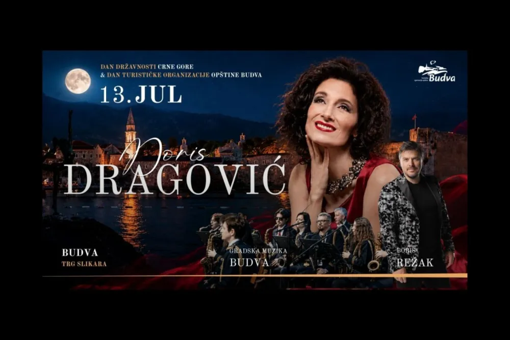 TO Budva proslavlja Dan državnosti i svoj 22. rođendan uz Doris Dragović i Borisa Režaka