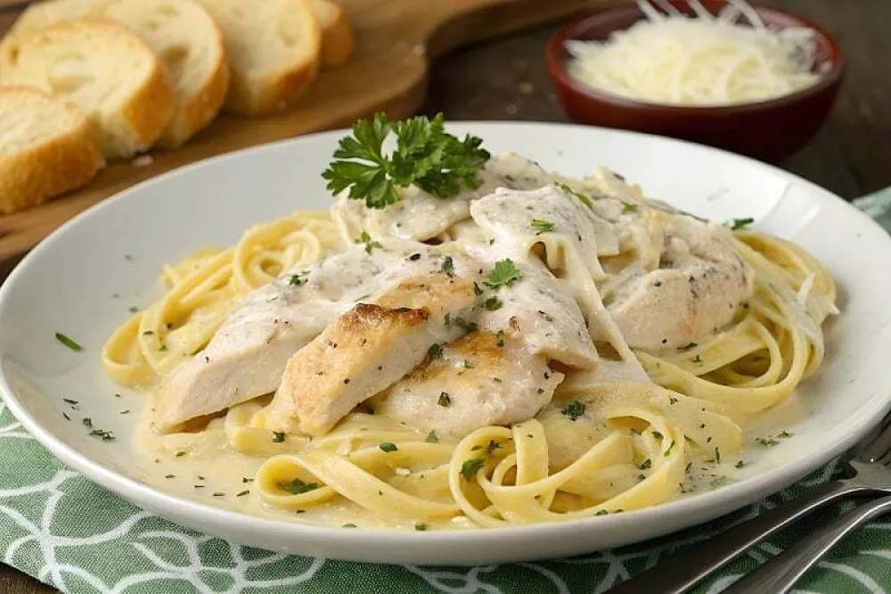 &nbsp;Alfredo pasta s piletinom za jednostavan i sit obrok