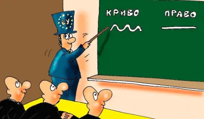 Karikatura Dana - Autor: Goran &Scaron;ćekić