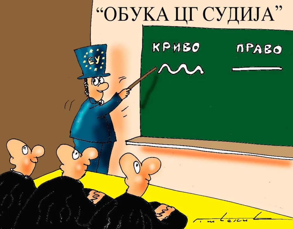 Karikatura Dana - Autor: Goran &Scaron;ćekić