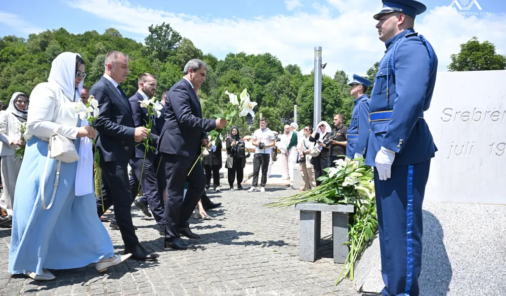Ibrahimović predvodio delegaciju Vlade Crne Gore na obilježavanju 31. godi&scaron;njice genocida u Srebrenici