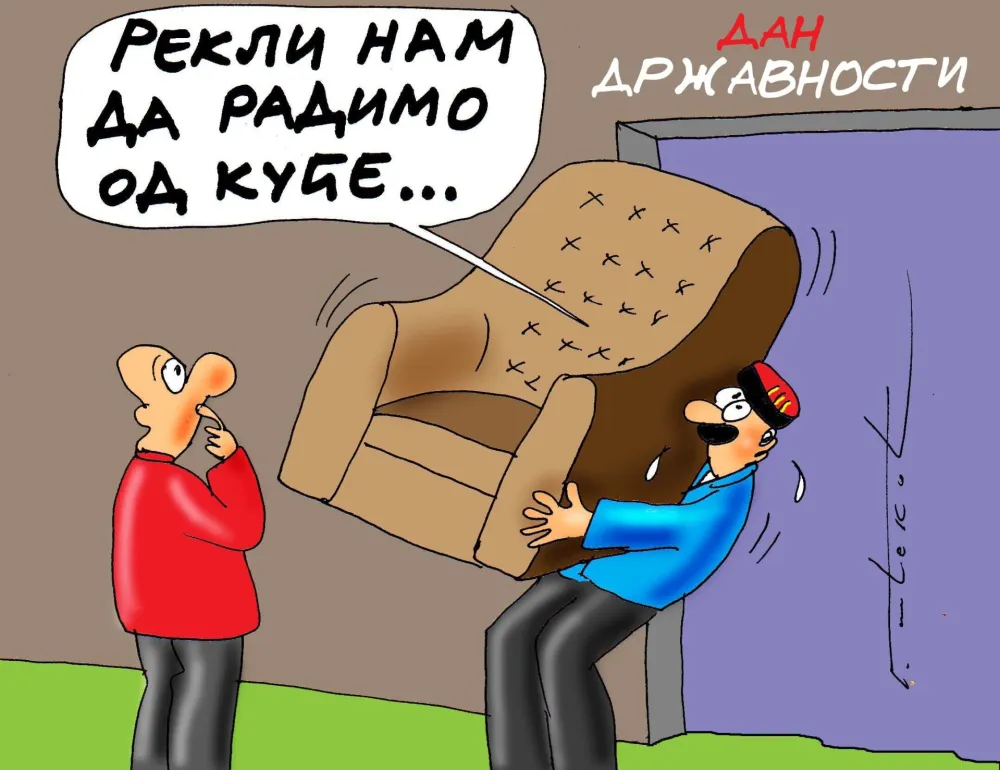 karikatura Dana