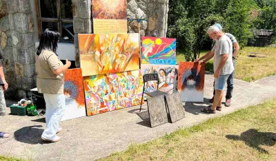 Tradicionalna likovna kolonija u Brezojevicama:&nbsp;Živopisnu prirodu ispod Visitora slikari pretaču na platna