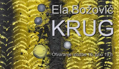 Samostalna izložba &bdquo;Krug&ldquo; Ele Božović u Galeriji Centra za kulturu Prijestonice Cetinje