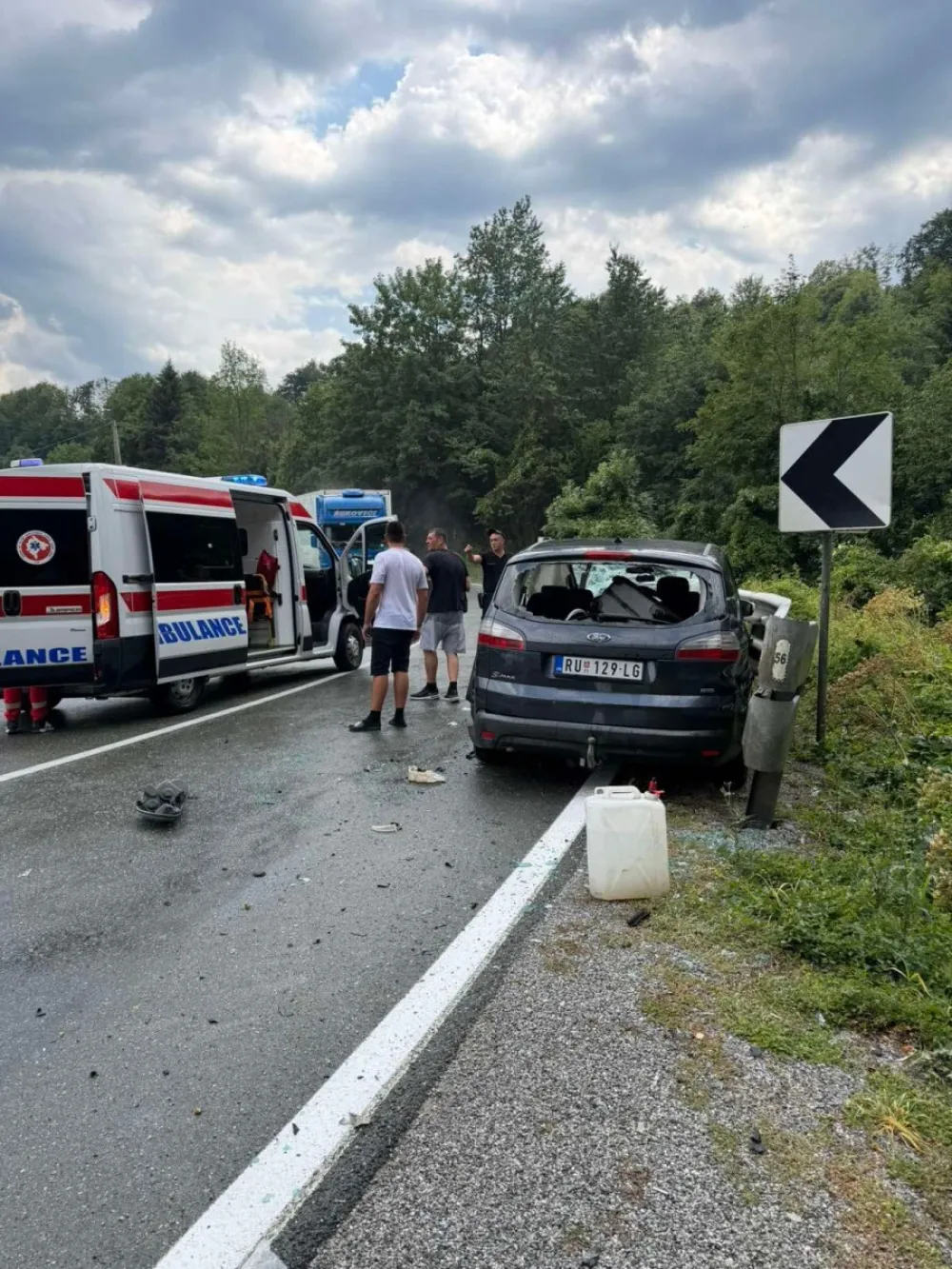 Saobraćajna nezgoda kod Kola&scaron;ina: Povrijeđena dva strana državljanina