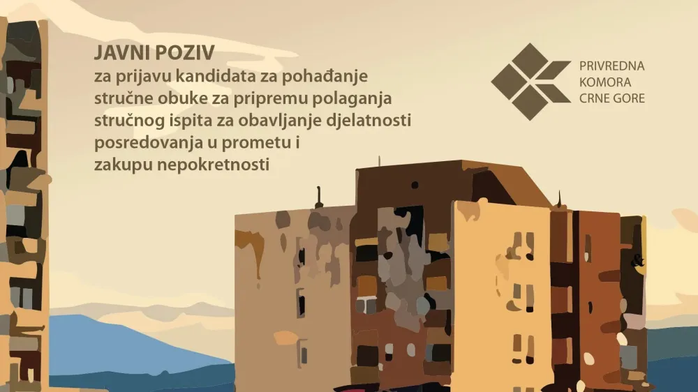 Počele prijave za obuku budućih posrednika u prometu i zakupu nepokretnosti