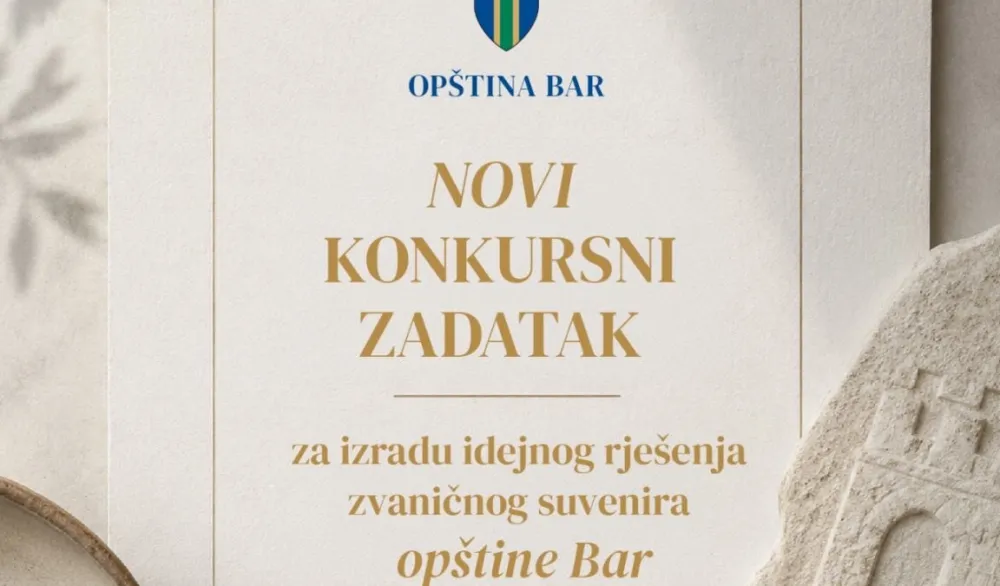 Bar traži novi zvanični suvenir: Za najbolje ideje nagrade do 2.000 eura