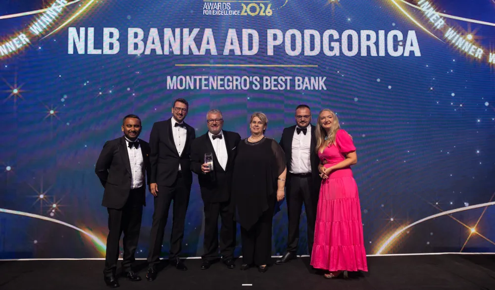 Euromoney proglasio NLB Banku najboljom bankom u Crnoj Gori