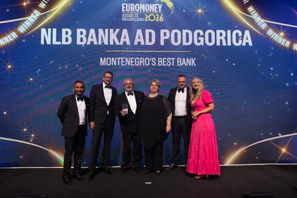 Euromoney proglasio NLB Banku najboljom bankom u Crnoj Gori