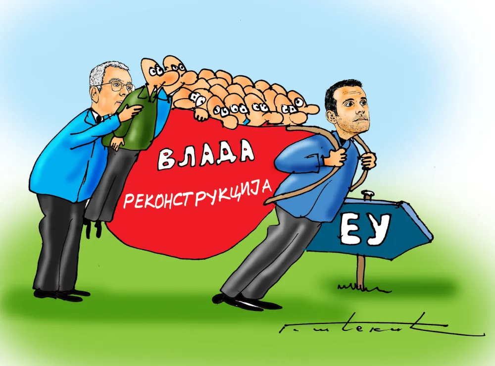 Karikatura Dana - Autor: Goran &Scaron;ćekić