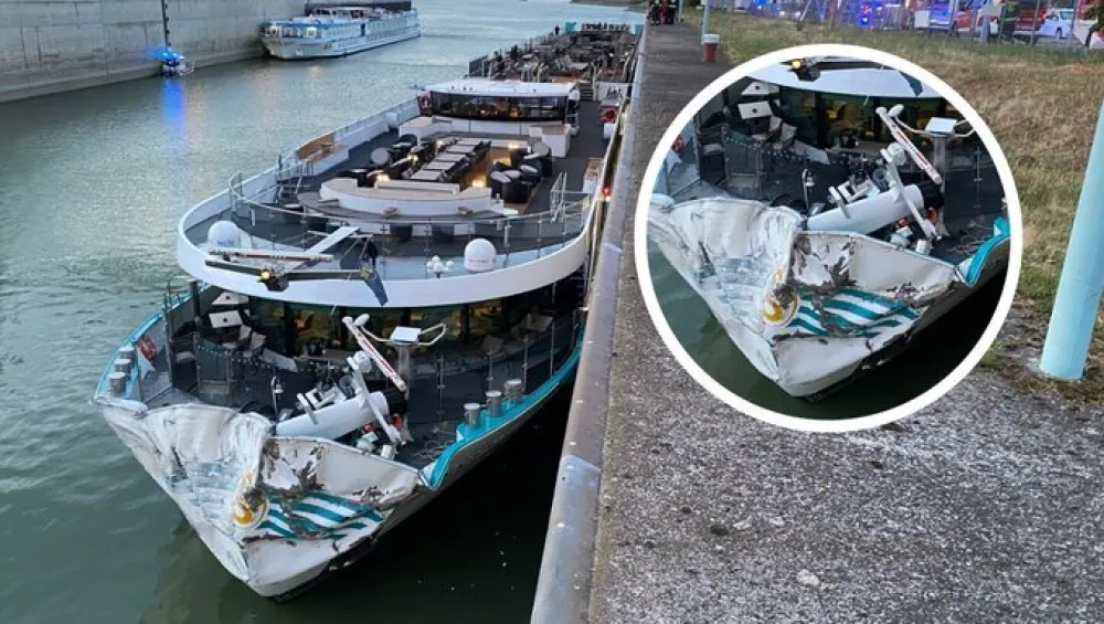 Luksuzni kruzer udario u branu u Beču: 14 putnika povređeno, svi hitno evakuisani