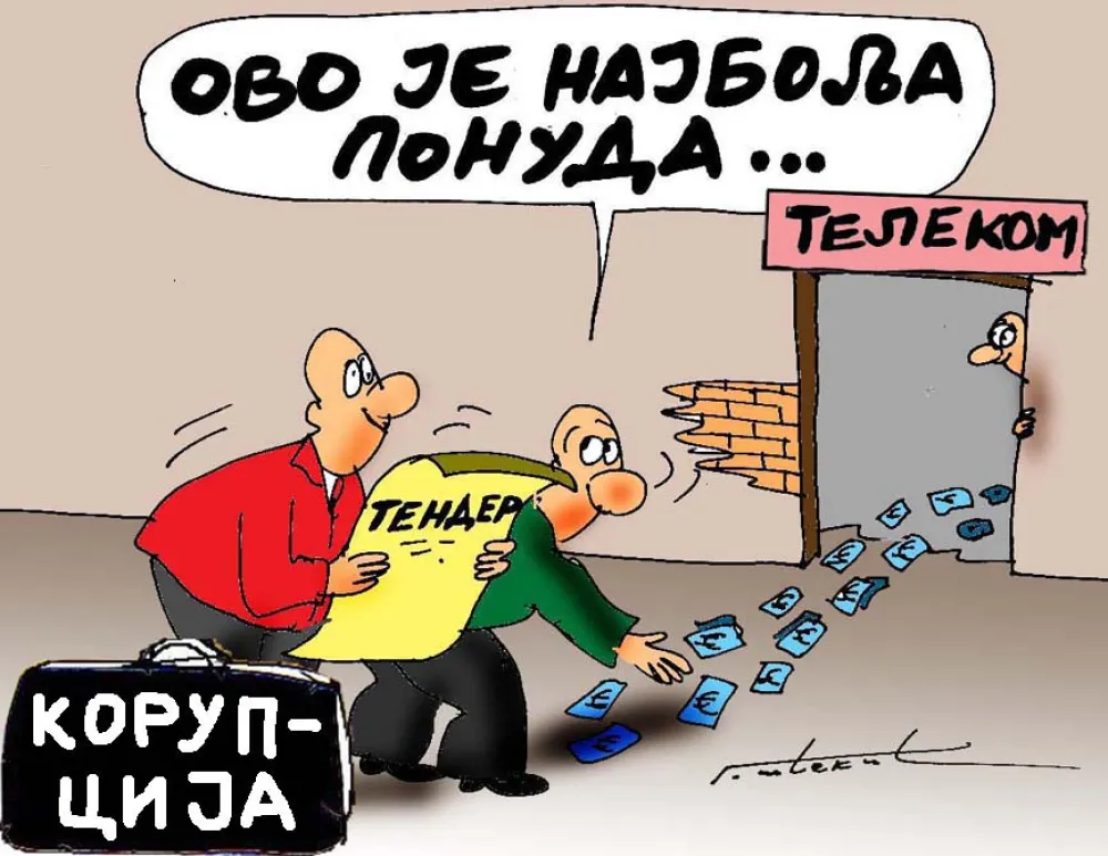 Karikatura Dana - Autor: Goran &Scaron;ćekić
