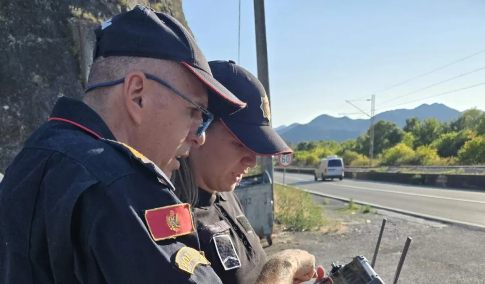 Dronovi nadziru magistralu: Policija pojačala kontrole na putu Podgorica &ndash; Bar