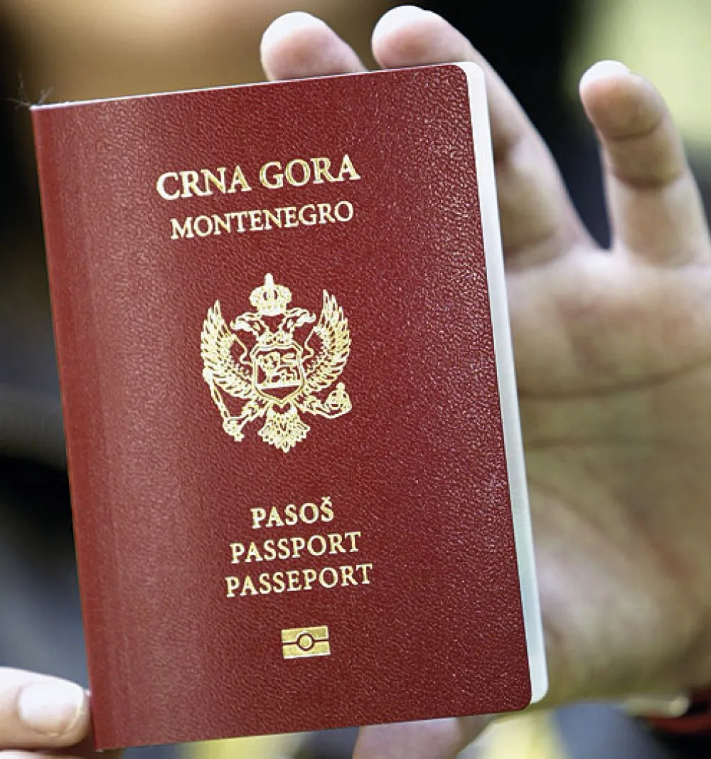 pasos crna gora drzavljansatvo ekonomsko