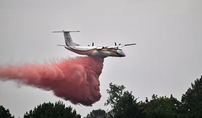 Hrvatski vojni piloti četvrti dan gase najveći požar u Francuskoj