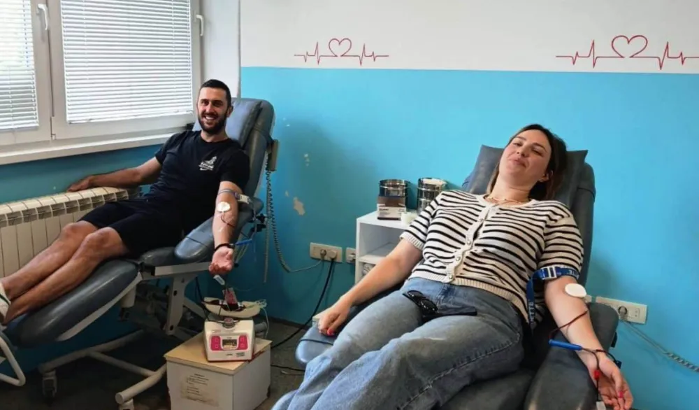 Članovi Kluba malog fudbala &bdquo;Kaljari&ldquo; darovali 17 jedinica krvi