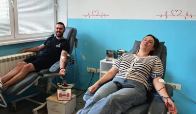 Članovi Kluba malog fudbala &bdquo;Kaljari&ldquo; darovali 17 jedinica krvi