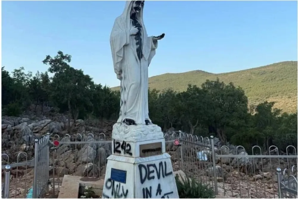 Vandalizam u Međugorju
