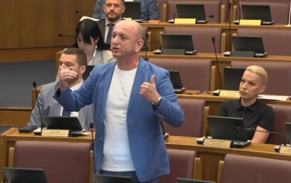 Milan Knežević u Skup&scaron;tini