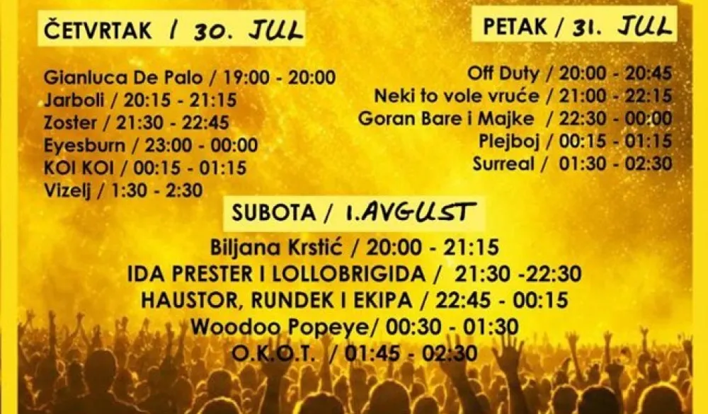 Sve je spremno za početak 17. Bedem festa