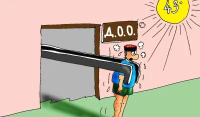 Karikatura Dana - Autor: Goran &Scaron;ćekić