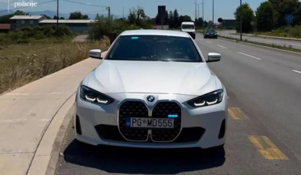 Uhap&scaron;en vozač: Auto-putem vozio 180 kilometara na sat