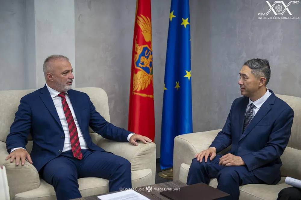 Čen: Kina spremna da nastavi da podržava inicijative koje doprinose razvoju sporta u Crnoj Gori