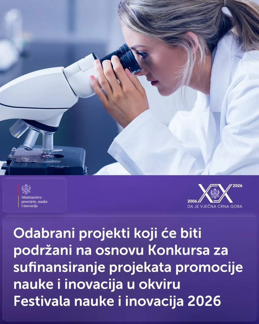 MPNI: Odabrani projekti za sufinansiranje u okviru Festivala nauke i inovacija 2026