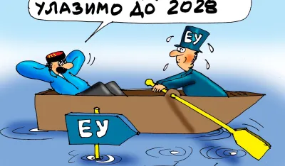 Karikatura Dana - Autor: Goran &Scaron;ćekić