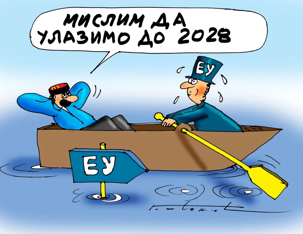 Karikatura Dana - Autor: Goran &Scaron;ćekić