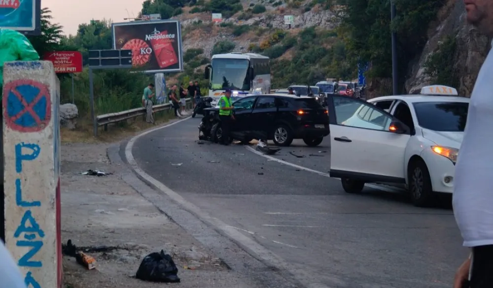 Udes kod Kamenova: Jedna osoba povrijeđena, saobraćaj u prekidu