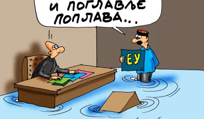 Karikatura Dana - Autor: Goran &Scaron;ćekić