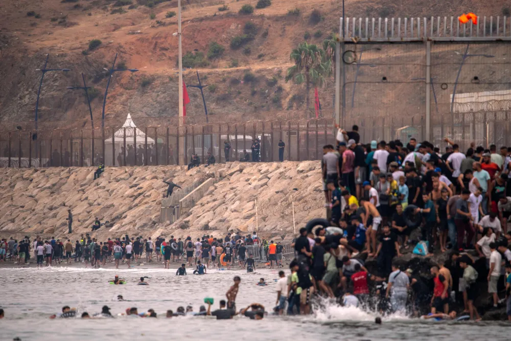 Seuta, migranti