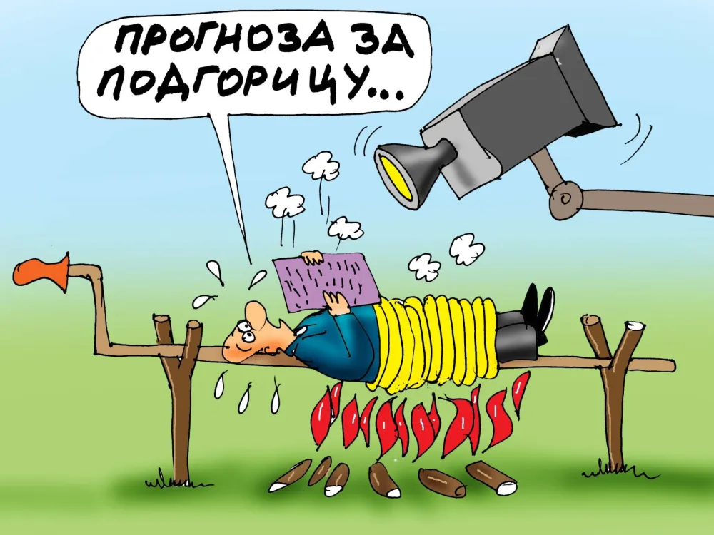 Karikatura Dana - Autor: Goran &Scaron;ćekić
