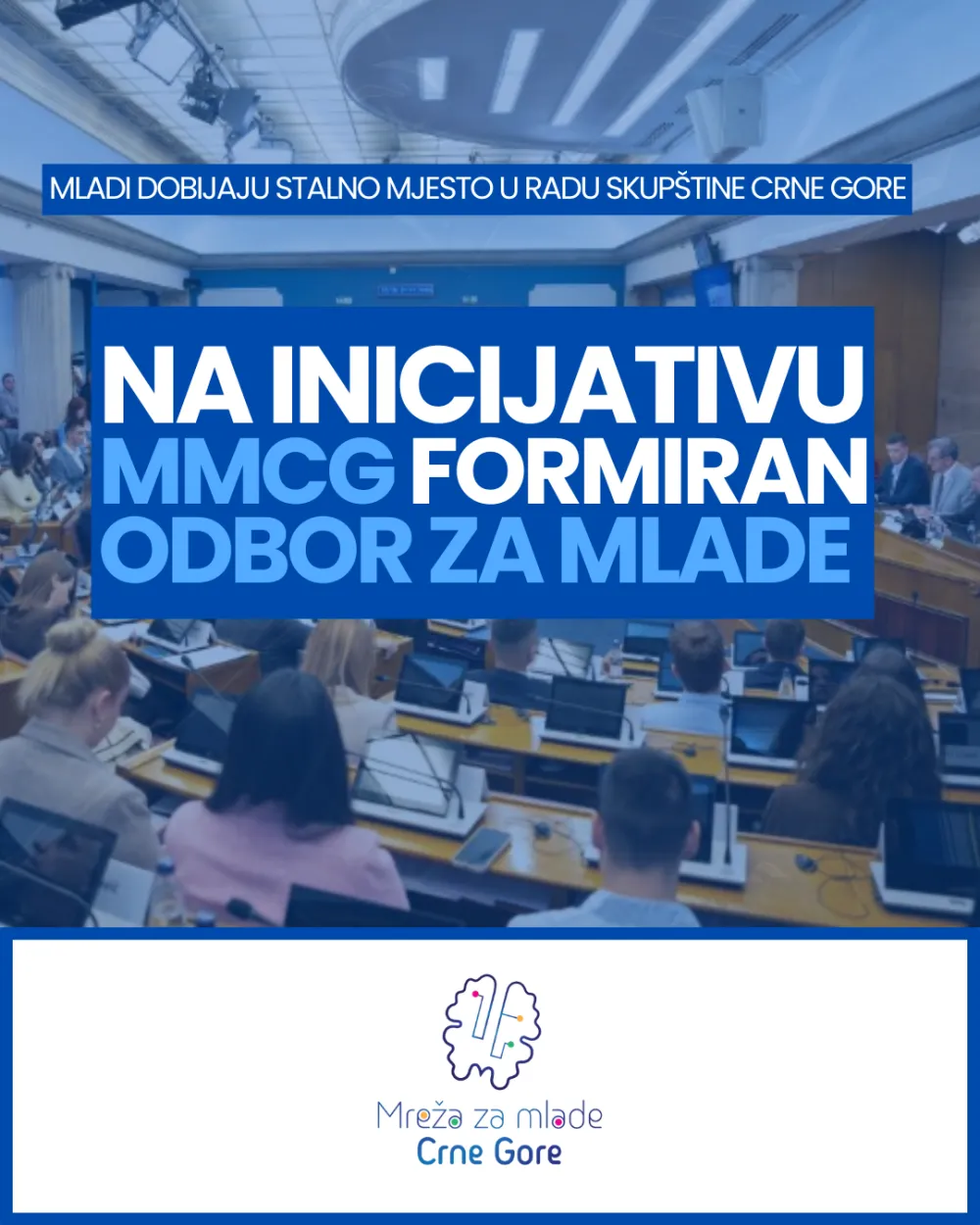 Na inicijativu Mreže za mlade Crne Gore formiran Odbor za mlade u Skup&scaron;tini