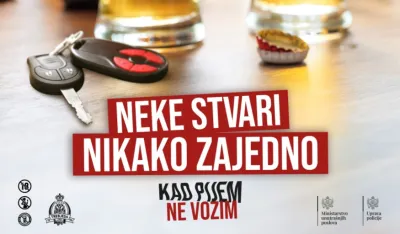 Nastavlja se kampanja "Kad pijem ne vozim": Odgovornost počinje prije nego &scaron;to sjednemo za volan