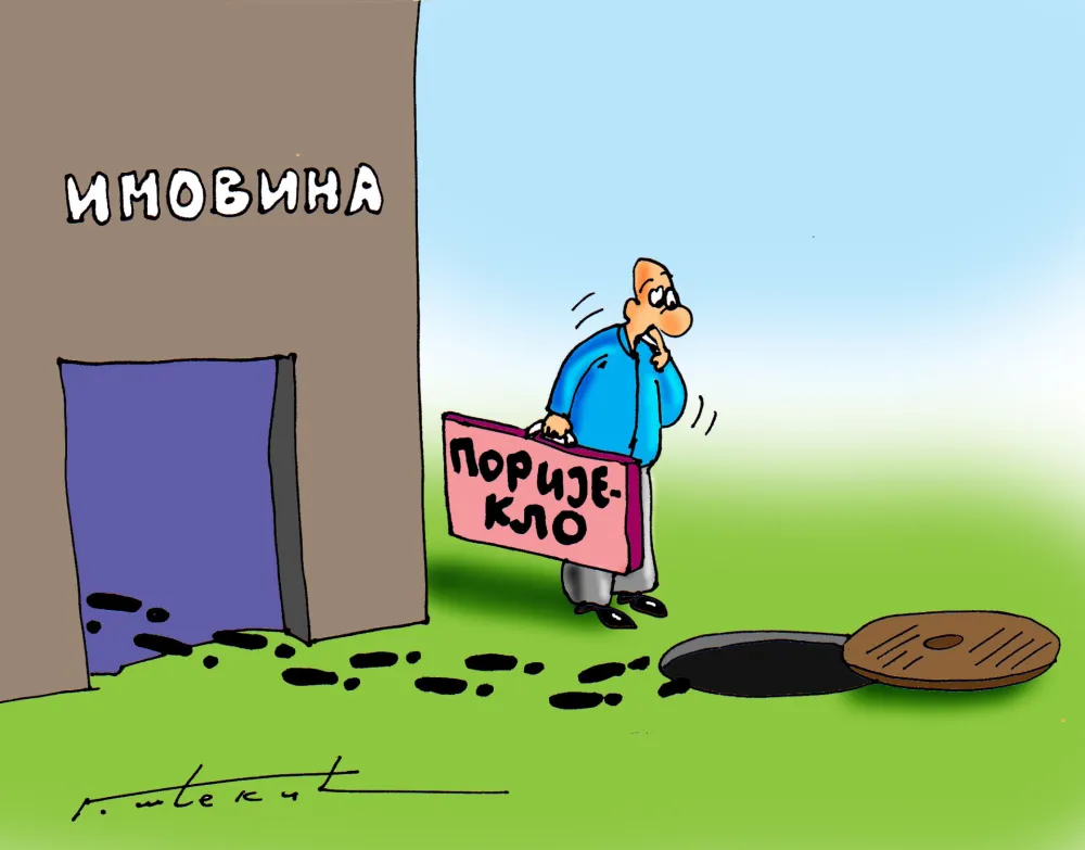 Karikatura Dana - Autor: Goran &Scaron;ćekić