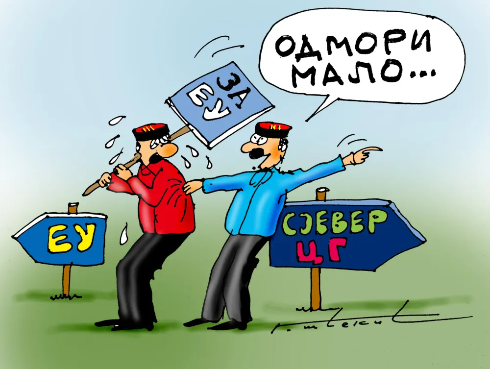 Karikatura Dana - Autor: Goran &Scaron;ćekić