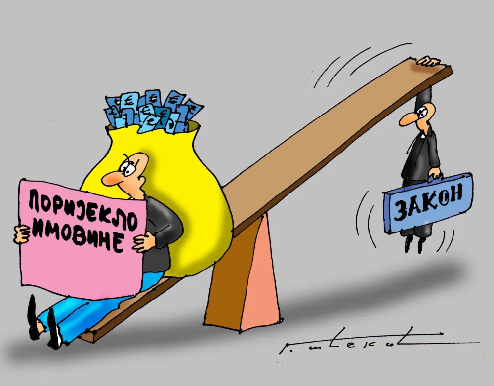Karikatura Dana - Autor: Goran &Scaron;ćekić