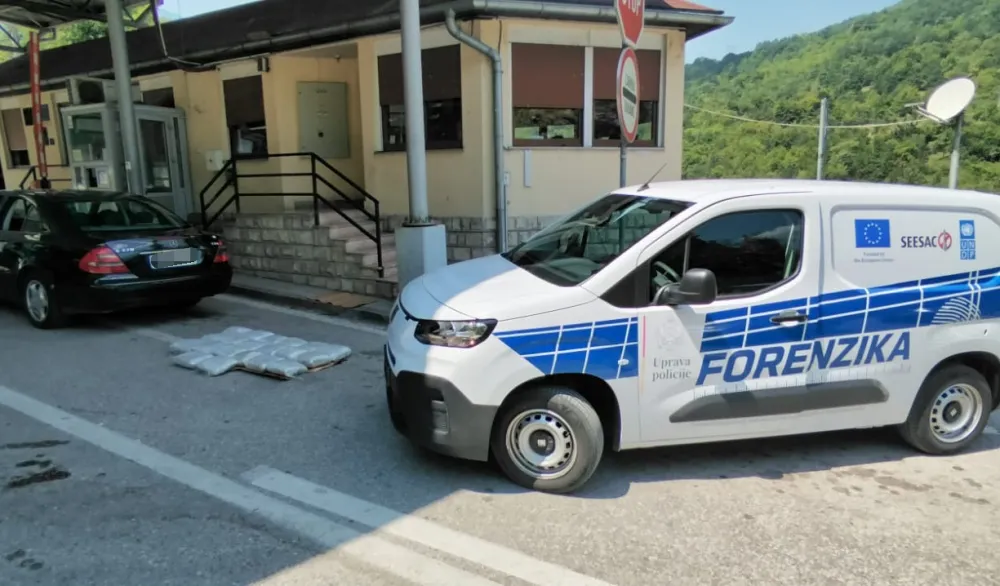 Zaplijenjena marihuana na GP &Scaron;ćepan Polje