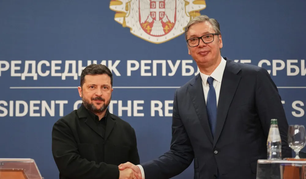 Zelenski sa Vučićem