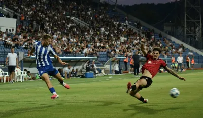 Sa meča na stadionu pod Goricom