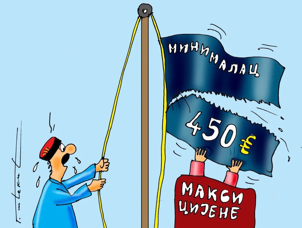 Crna Gora među zemljama sa minimalcem ispod 1.000 eura: Ispred Sjeverne Makedonije, iza Srbije