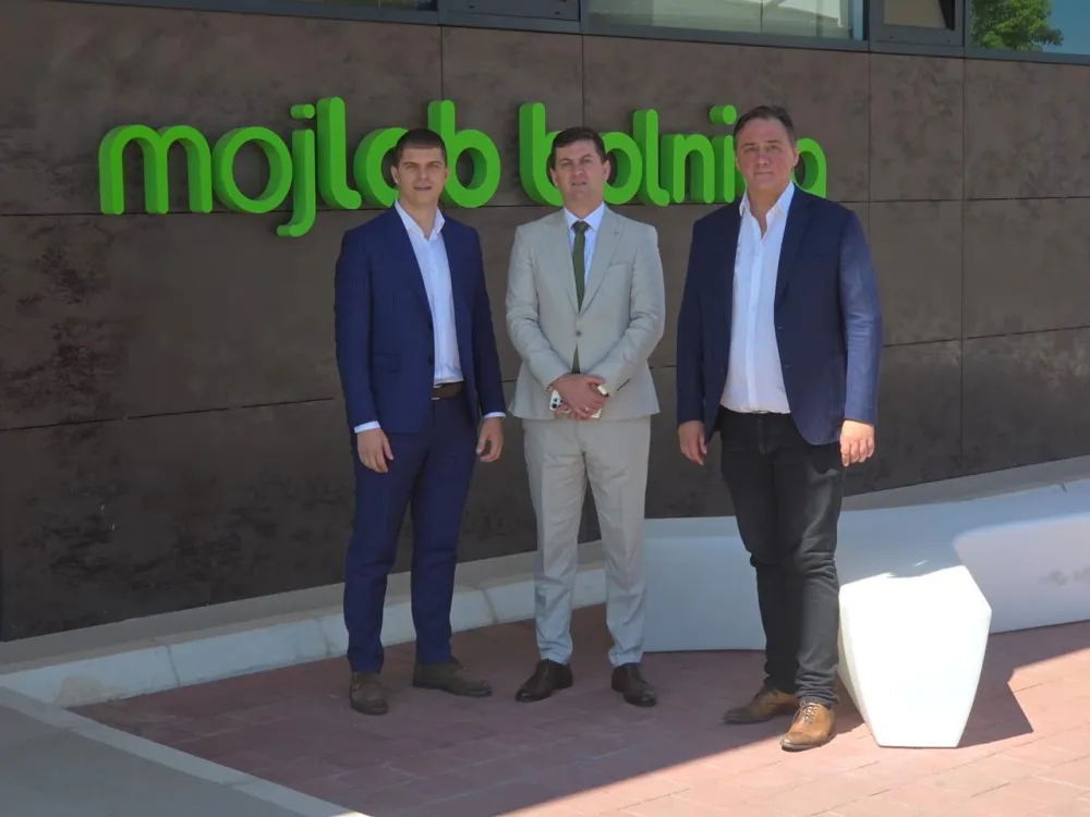​Državni sekretar Ministarstva dijaspore Aldin Muratović posjetio prvu privatnu bolnicu &bdquo;Moj Lab&rdquo;