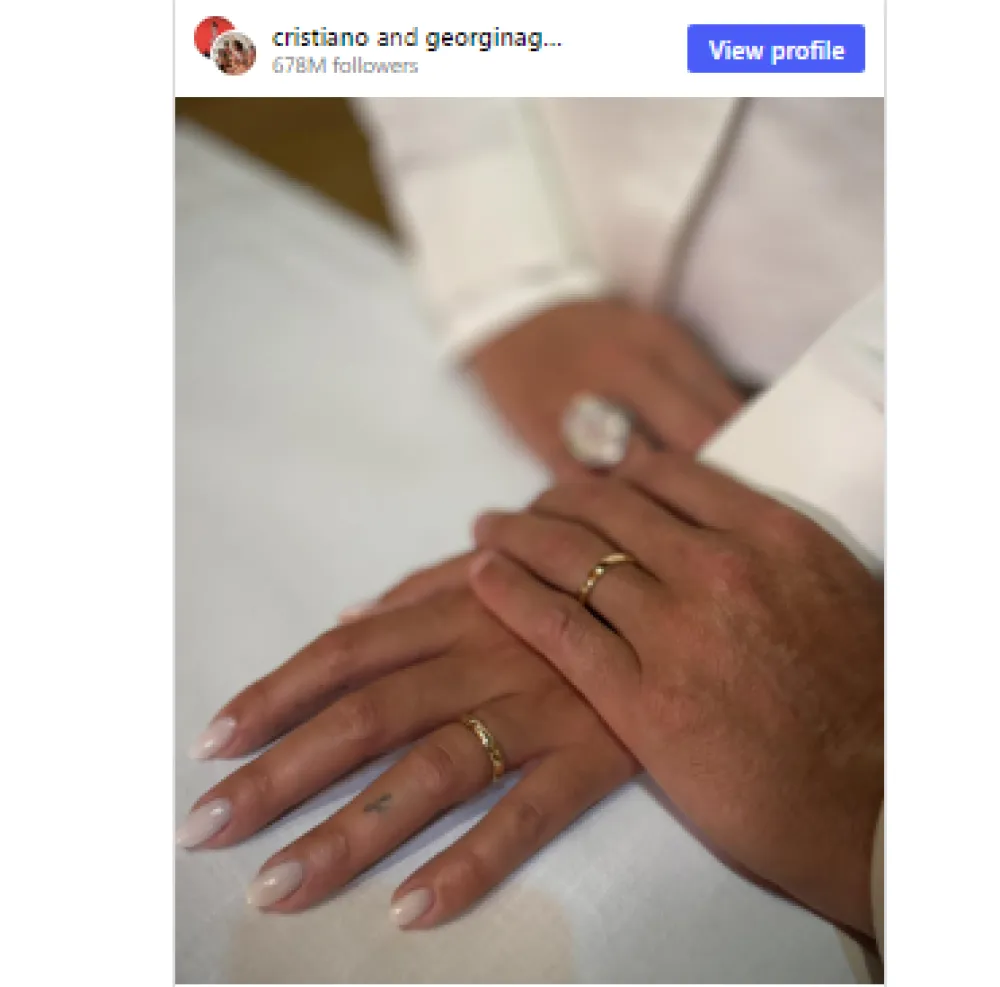 Vjenčali se Ronaldo i Georgina