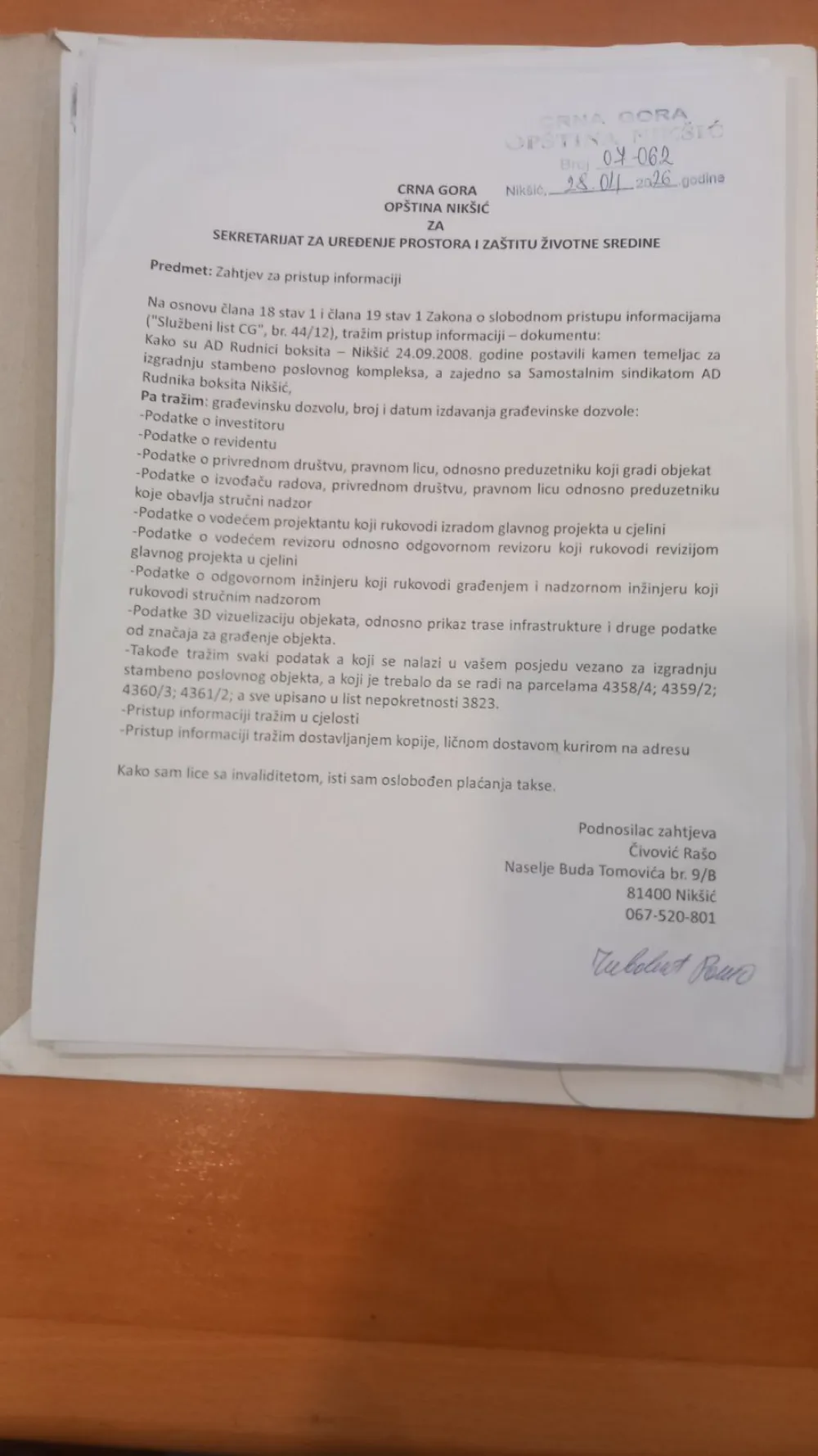 Biv&scaron;i radnici Rudnika Boksita zbog novih dokaza podnijeli zahtjev SDT-u:Htjeli da grade deset zgrada bez projekta i dozvole