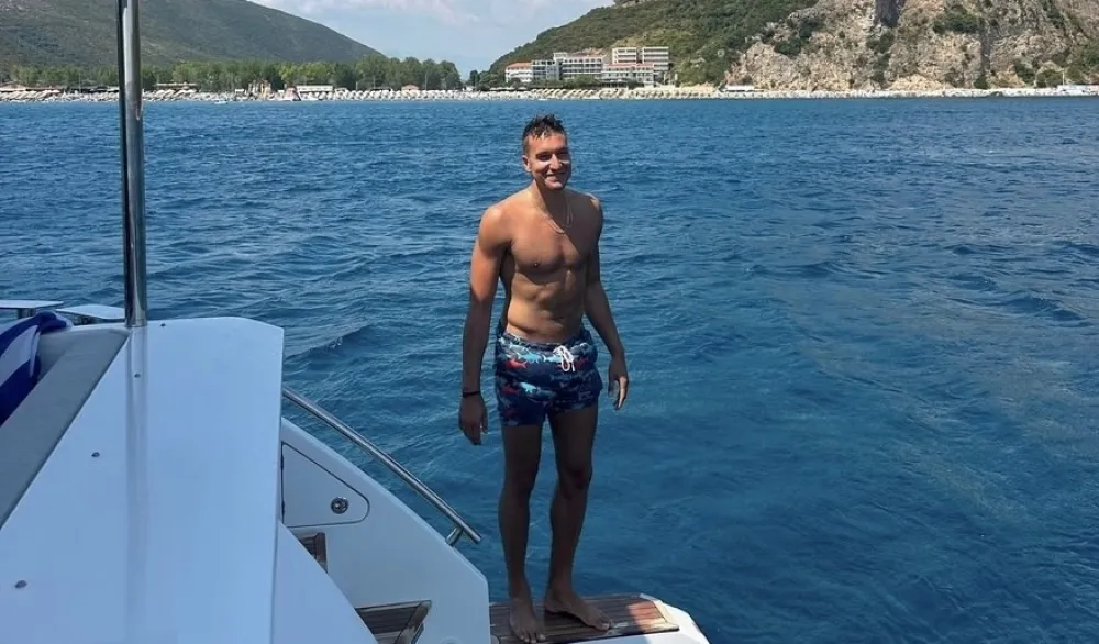 Bogdan Bogdanović na odmoru u Crnoj Gori