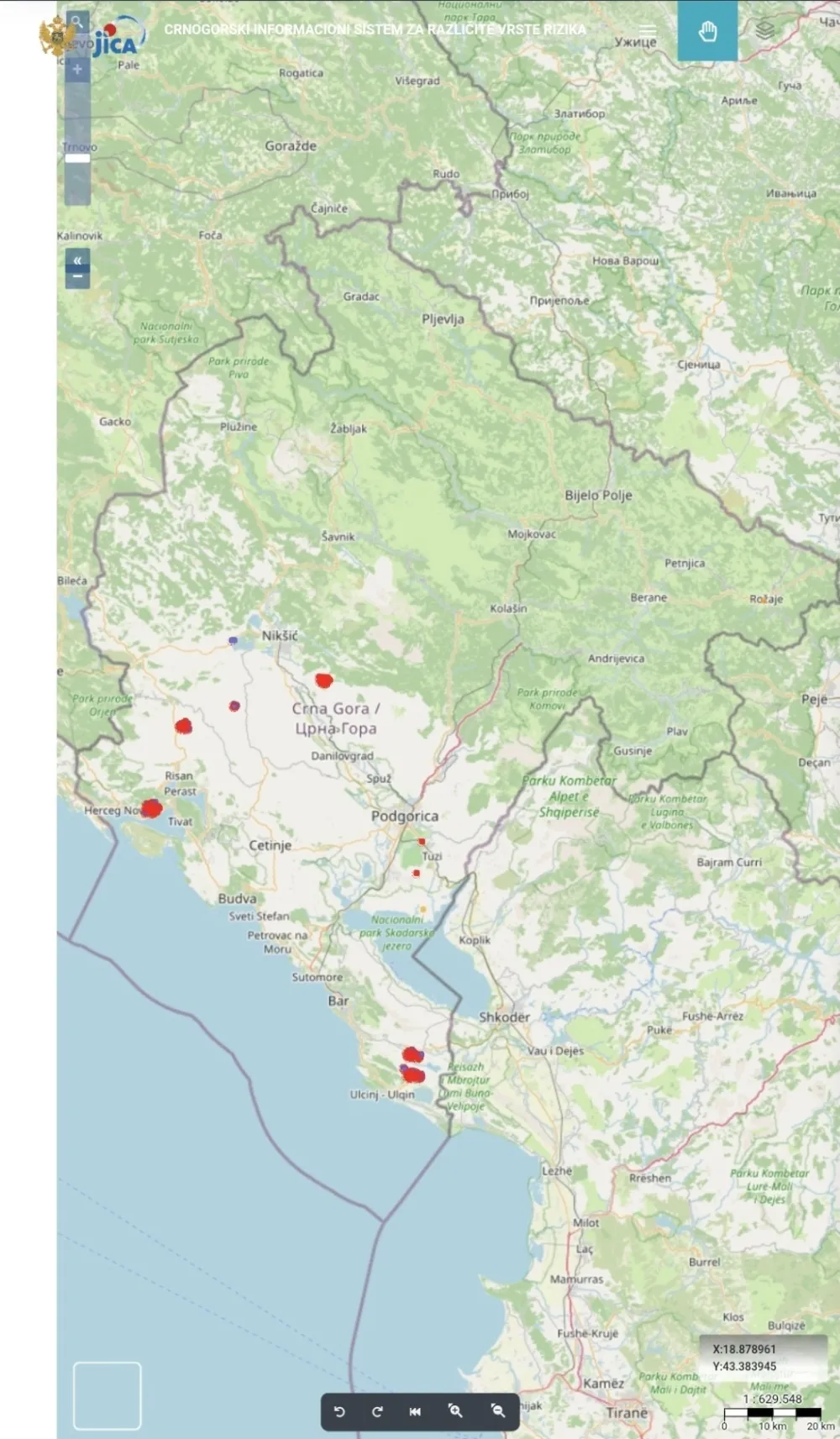 Bečić: Vazduhoplovne snage tokom dana izbacile 369 tona vode na požari&scaron;ta